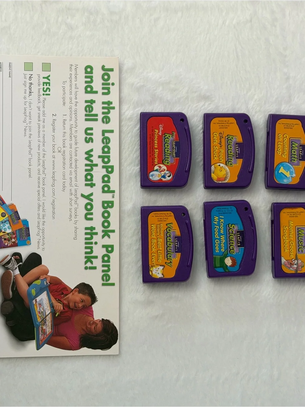 Leapfrog LeapPad Learning Game System Console Model 57-000-01 w/backpack TESTED
